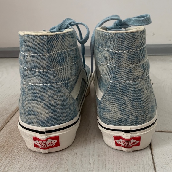 New Vans SK8-Hi Tapered Denim Sneakers Size 7 - Picture 4 of 8